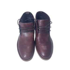 Aiden Mason Chukka Boots Mens Size 8 Brown‎ Leather Lace Up Ankle Boots